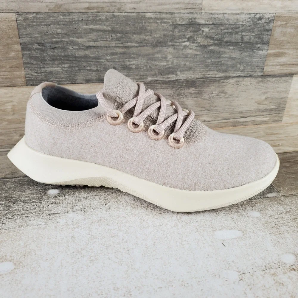 Allbirds Wool Dasher 2 Mizzle Mens Shoes Sz 9 Rugged Beige Stony Cream Sneakers